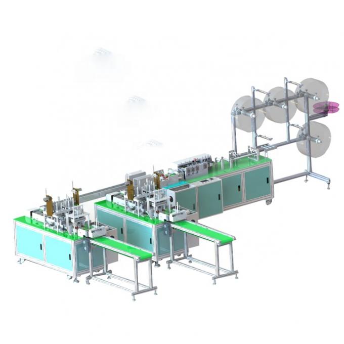 Automatique médical pliant le masque non tissé faisant la machine 0