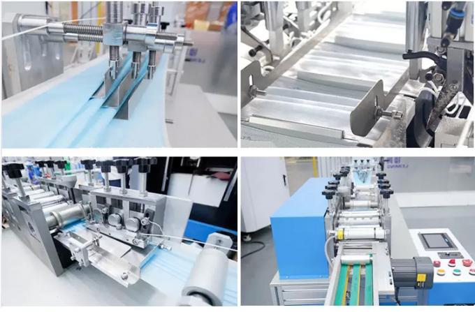 3 médicaux ultrasoniques manient le masque protecteur habilement chirurgical faisant la machine 1