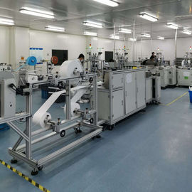 Masque protecteur automatique jetable de capacité élevée faisant la machine fournisseur