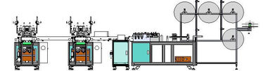 Trois couches jetables de masque protecteur de machine non tissée de fabricant fournisseur