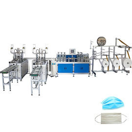 3 plis masque protecteur chirurgical à grande vitesse de 4 plis faisant la machine fournisseur