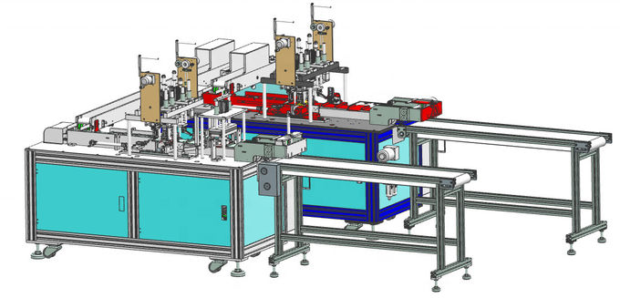 Masque jetable non tissé automatique faisant la machine 0