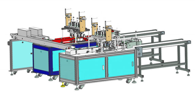 Masque jetable médical ultrasonique de 3 plis faisant la machine 0